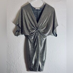 Karlie Shimmering Gray Dress